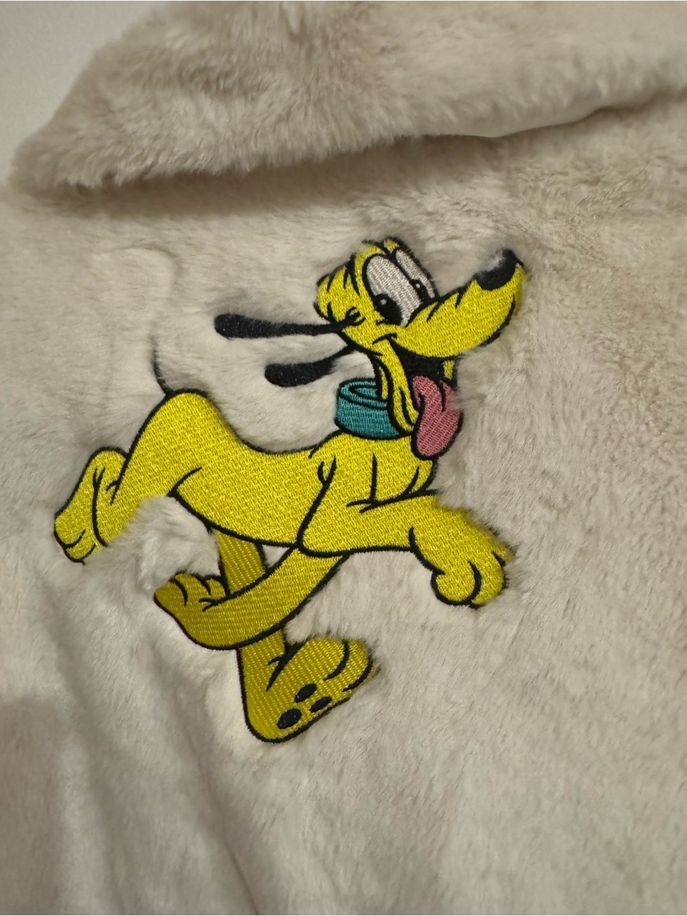 Disney Mickey & Friends Faux Fur Full-Zip Jacket Adult - Picture 9 of 10